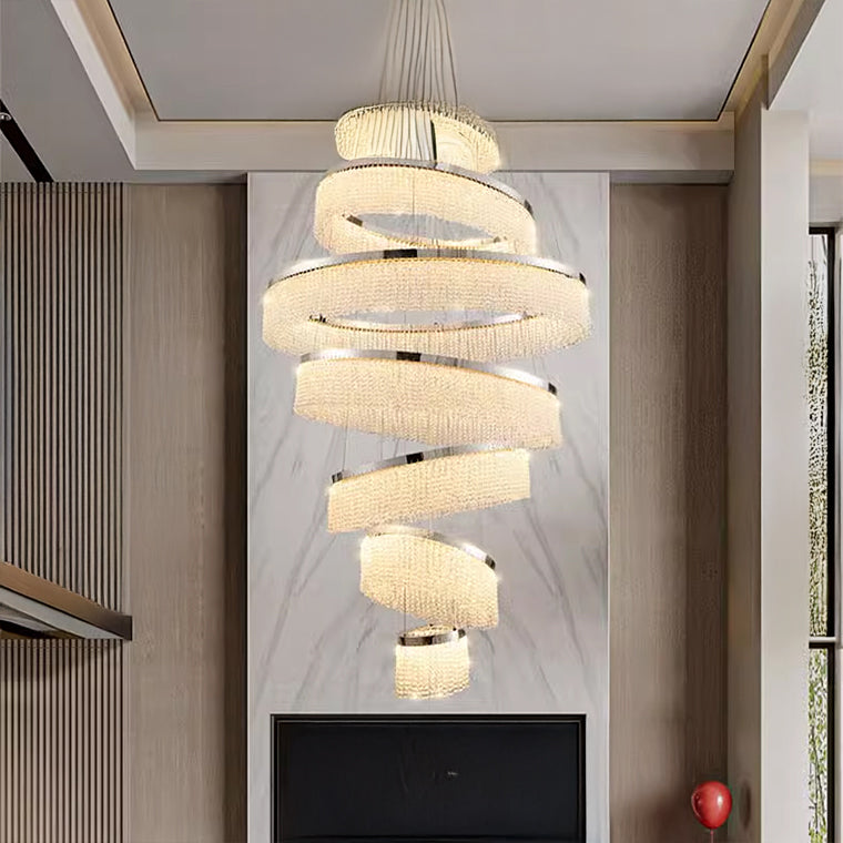 MELCHIOR TOP Ring Chandelier by Lampadom - scale reference