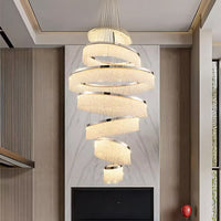 MELCHIOR TOP Ring Chandelier by Lampadom - scale reference