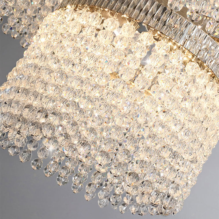 MELCHIOR TOP Ring Chandelier by Lampadom - side view