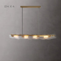MELINDA LONG Linear Chandelier by Lampadom - detail view