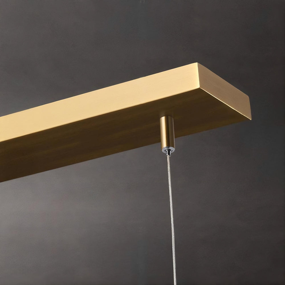 MELINDA LONG Linear Chandelier by Lampadom - ambient shot