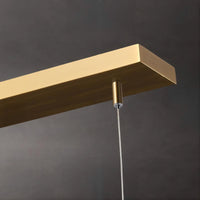 MELINDA LONG Linear Chandelier by Lampadom - ambient shot
