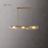 MELINDA LONG Linear Chandelier by Lampadom - ambient shot