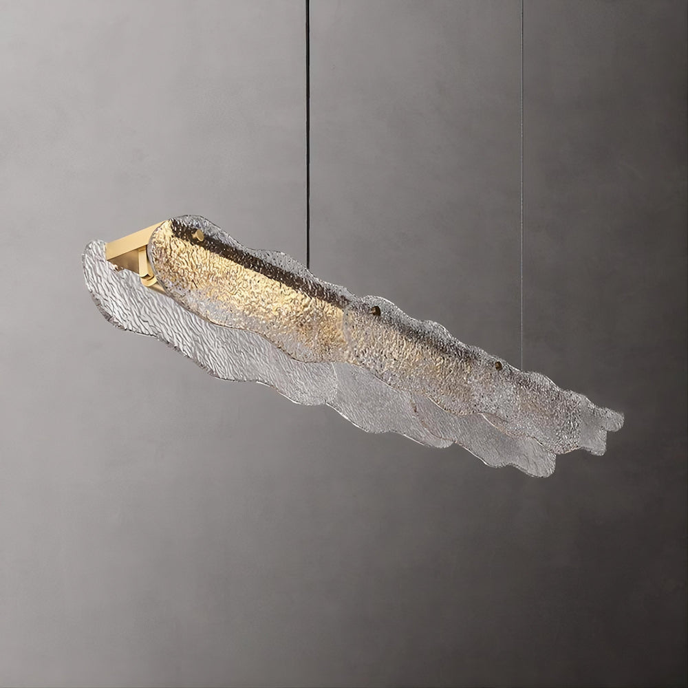 MELINDA LONG Linear Chandelier by Lampadom - angle view