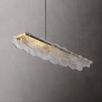 MELINDA LONG Linear Chandelier by Lampadom - angle view