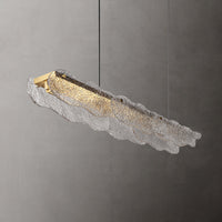 MELINDA LONG Linear Chandelier by Lampadom - close-up