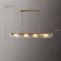MELINDA LONG Linear Chandelier by Lampadom - ambient shot