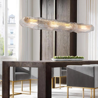 MELINDA LONG Linear Chandelier by Lampadom - top view