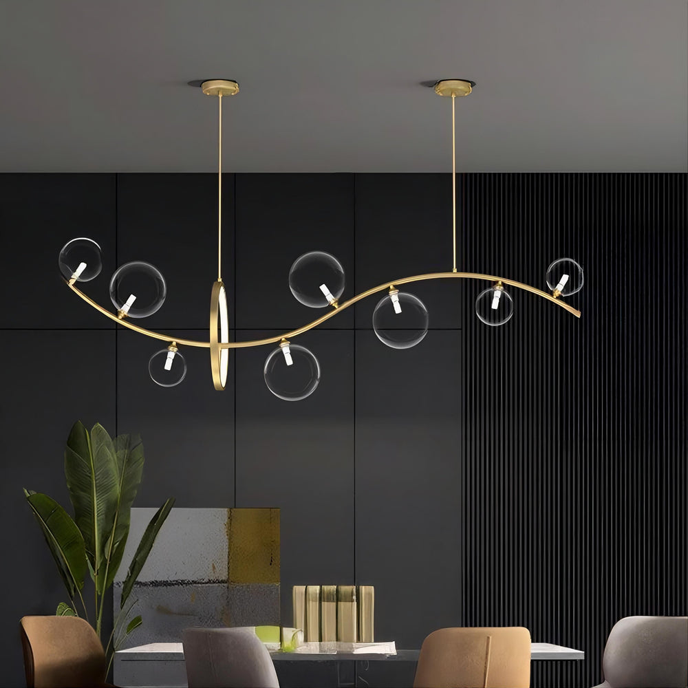 MELODY WAVE Linear Chandelier