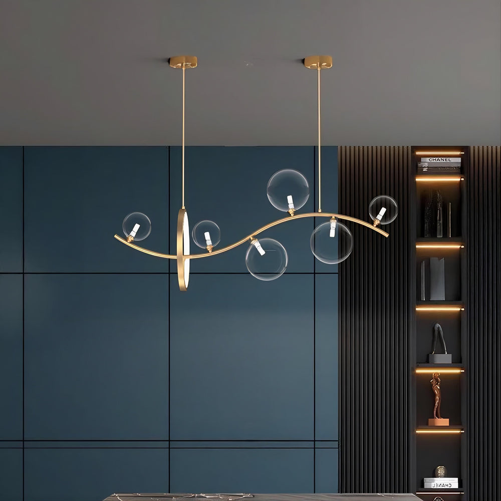 MELODY WAVE Linear Chandelier