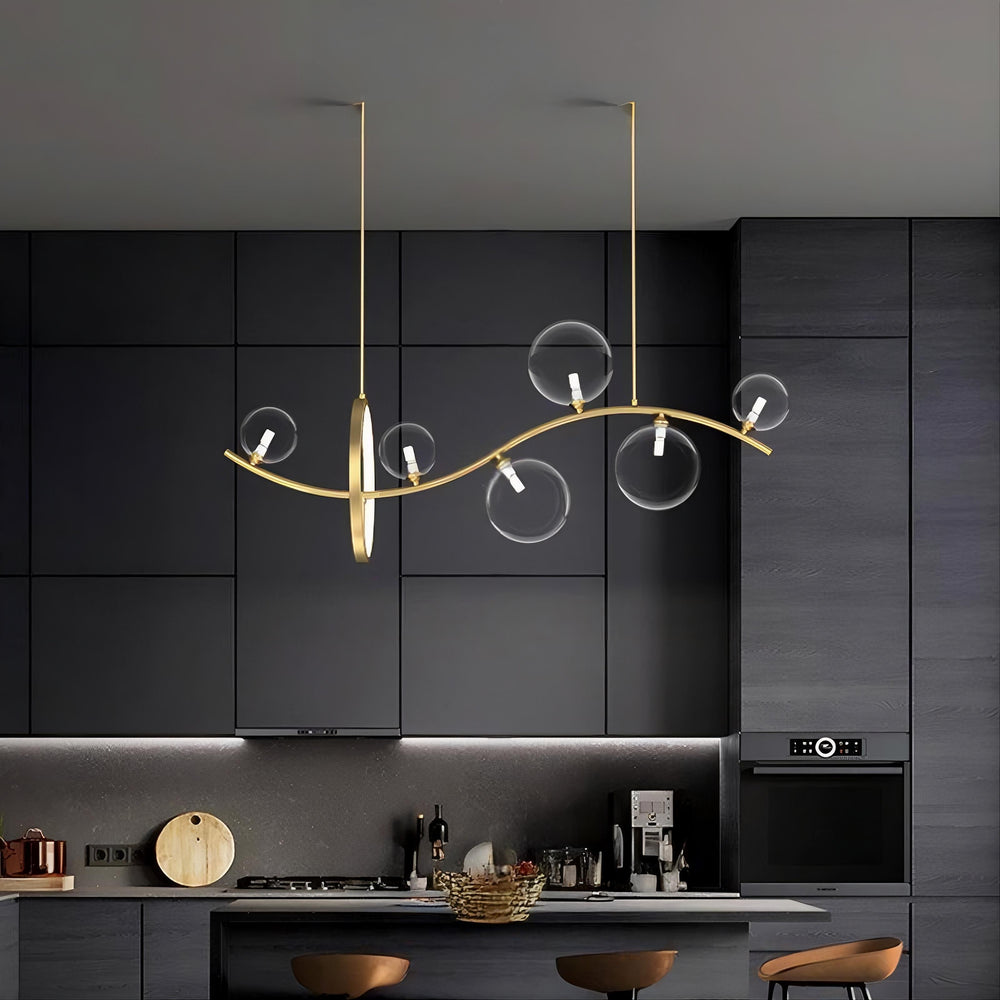 MELODY WAVE Linear Chandelier
