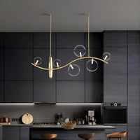 MELODY WAVE Linear Chandelier