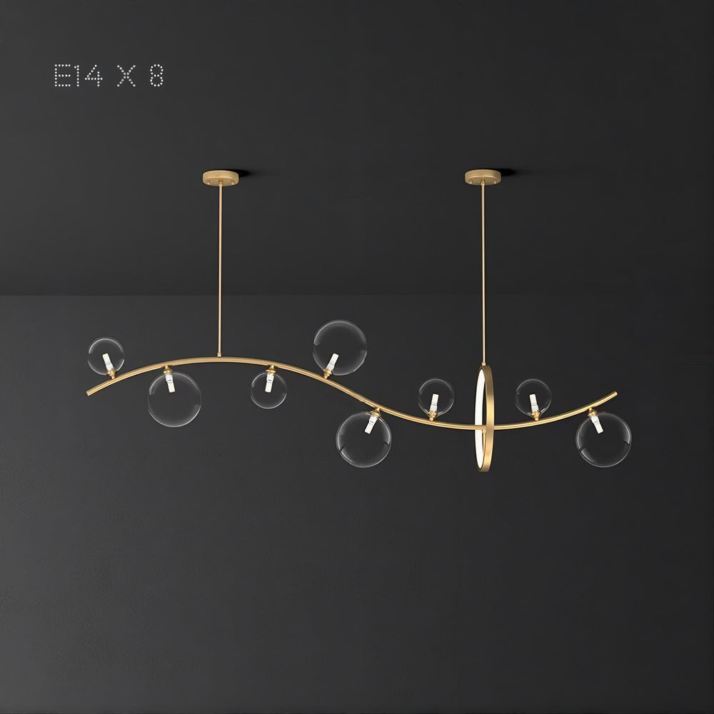 MELODY WAVE Linear Chandelier