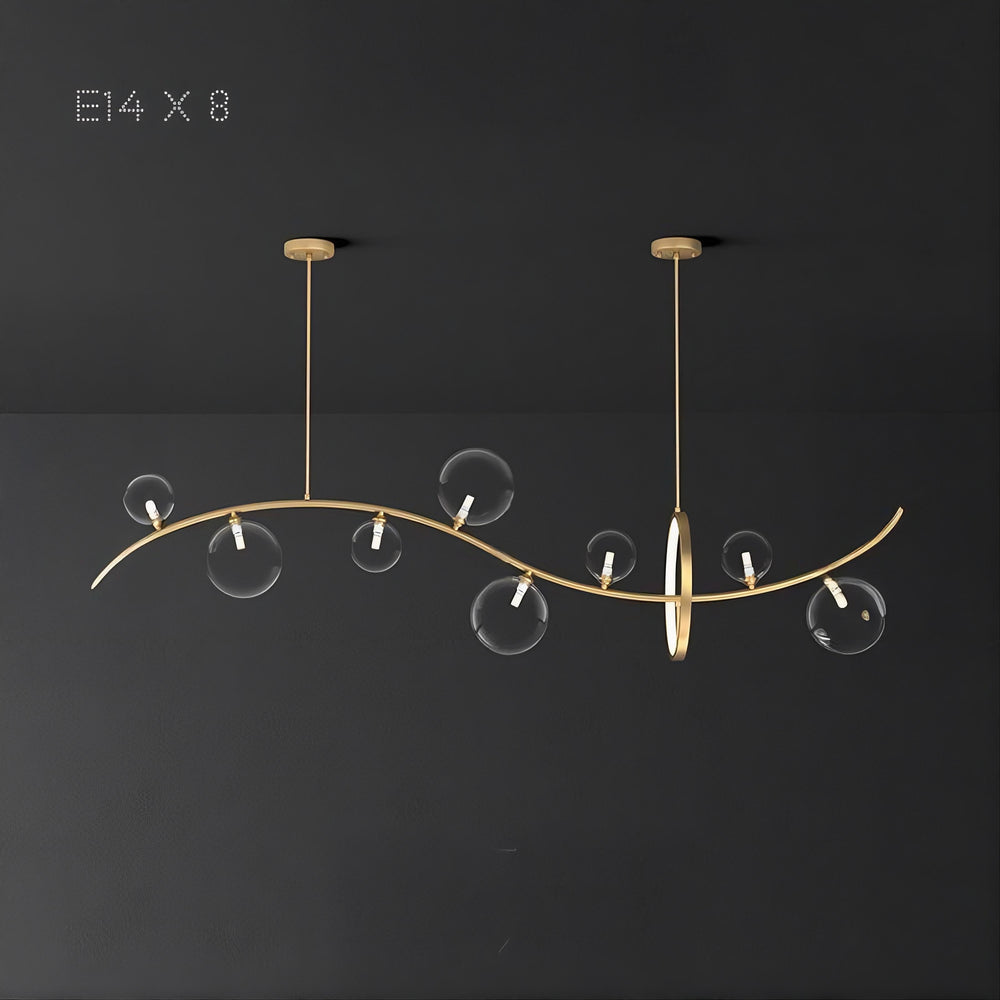 MELODY WAVE Linear Chandelier