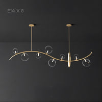 MELODY WAVE Linear Chandelier