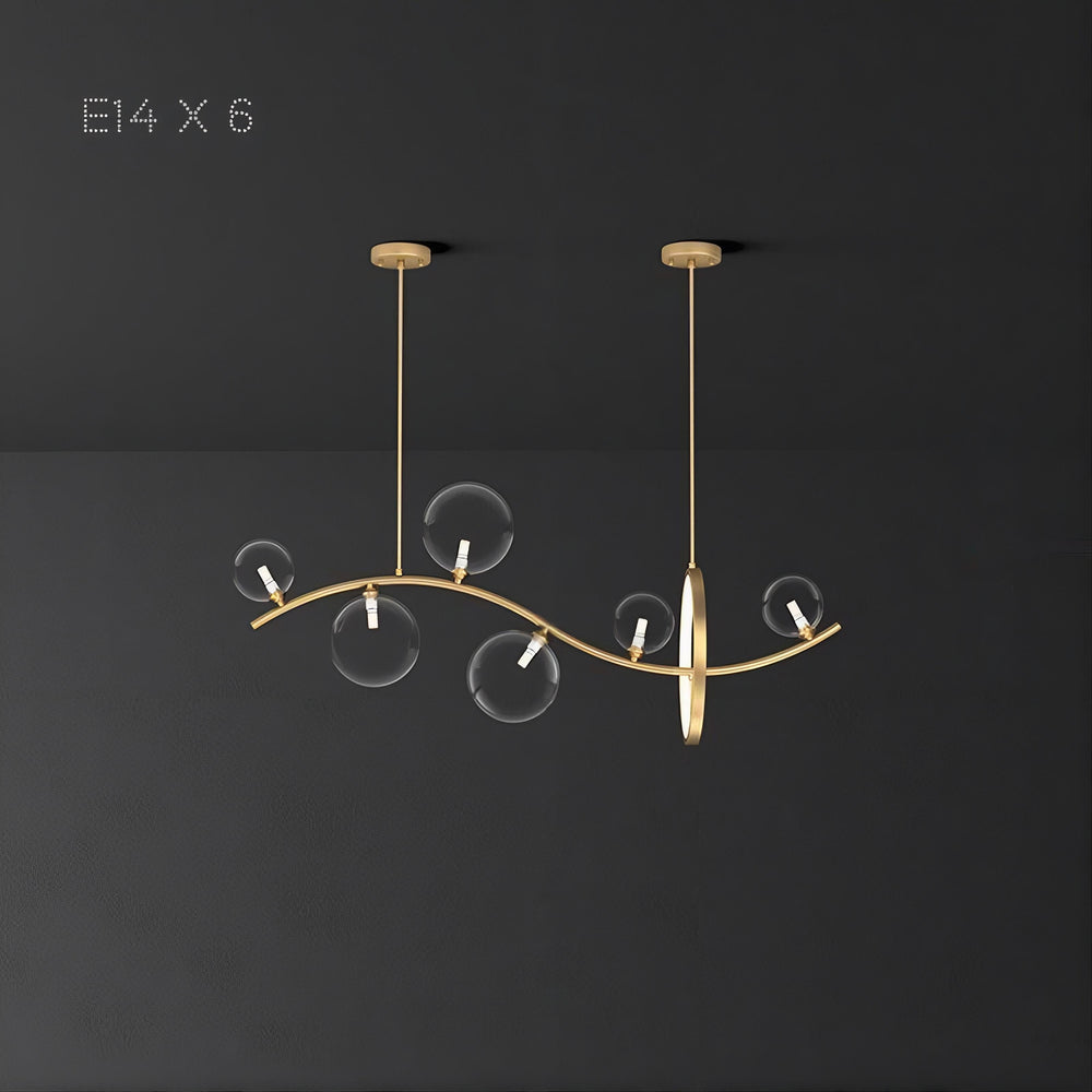 MELODY WAVE Linear Chandelier