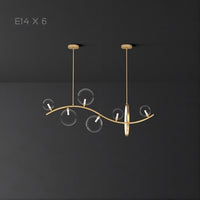 MELODY WAVE Linear Chandelier