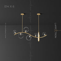 MELODY WAVE Linear Chandelier