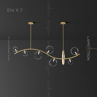 MELODY WAVE Linear Chandelier
