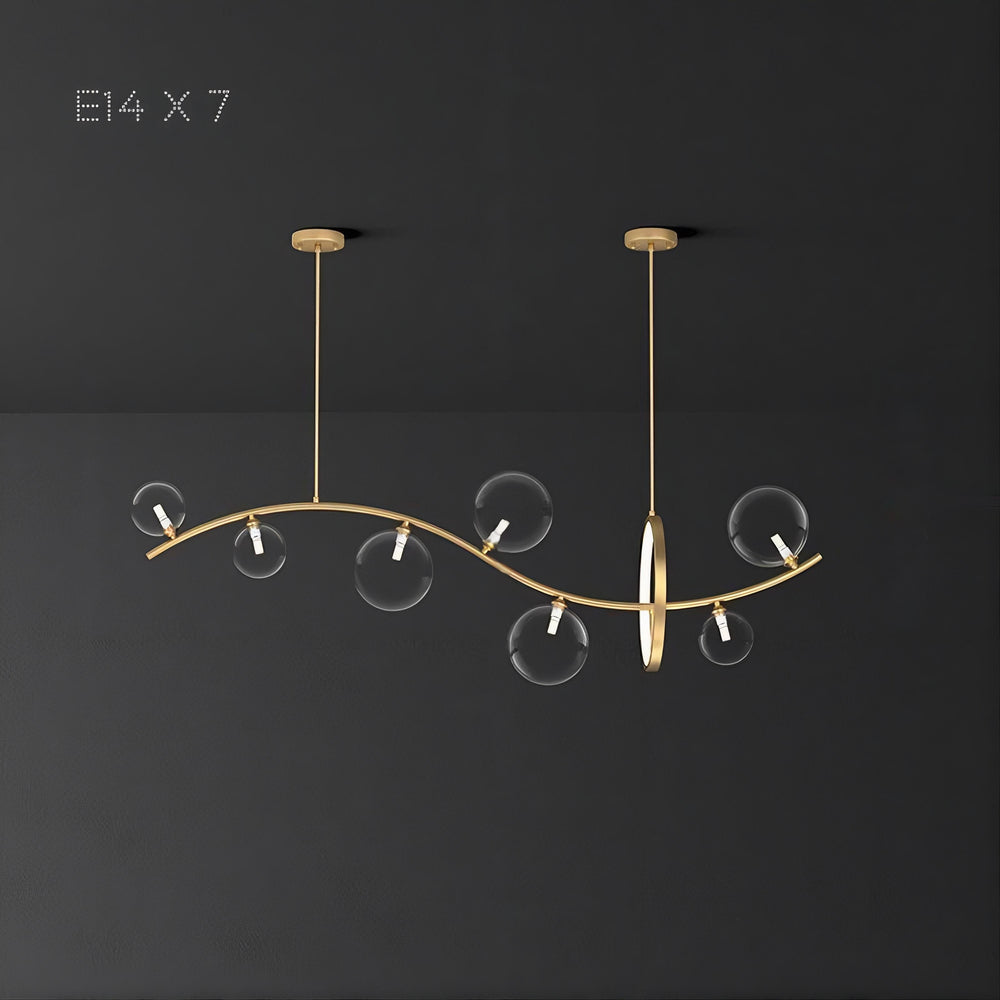 MELODY WAVE Linear Chandelier