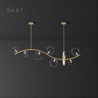 MELODY WAVE Linear Chandelier