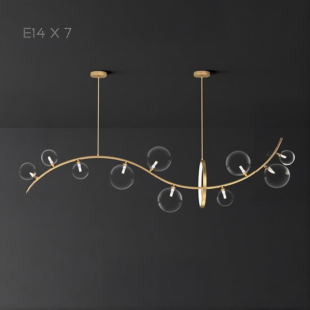 MELODY WAVE Linear Chandelier