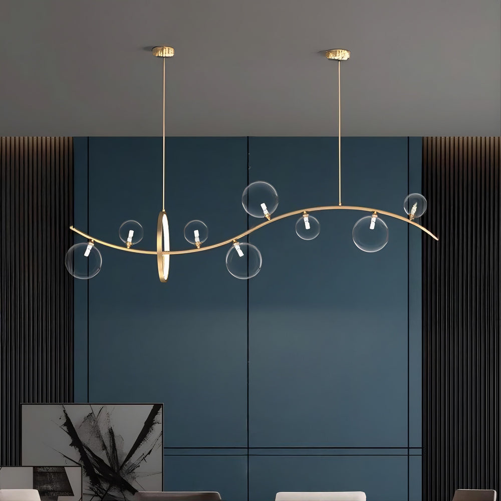 MELODY WAVE Linear Chandelier