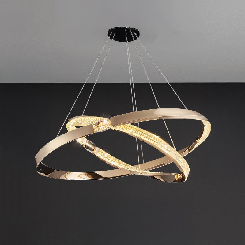 MERLIN Ring Chandelier by Lampadom - angle view