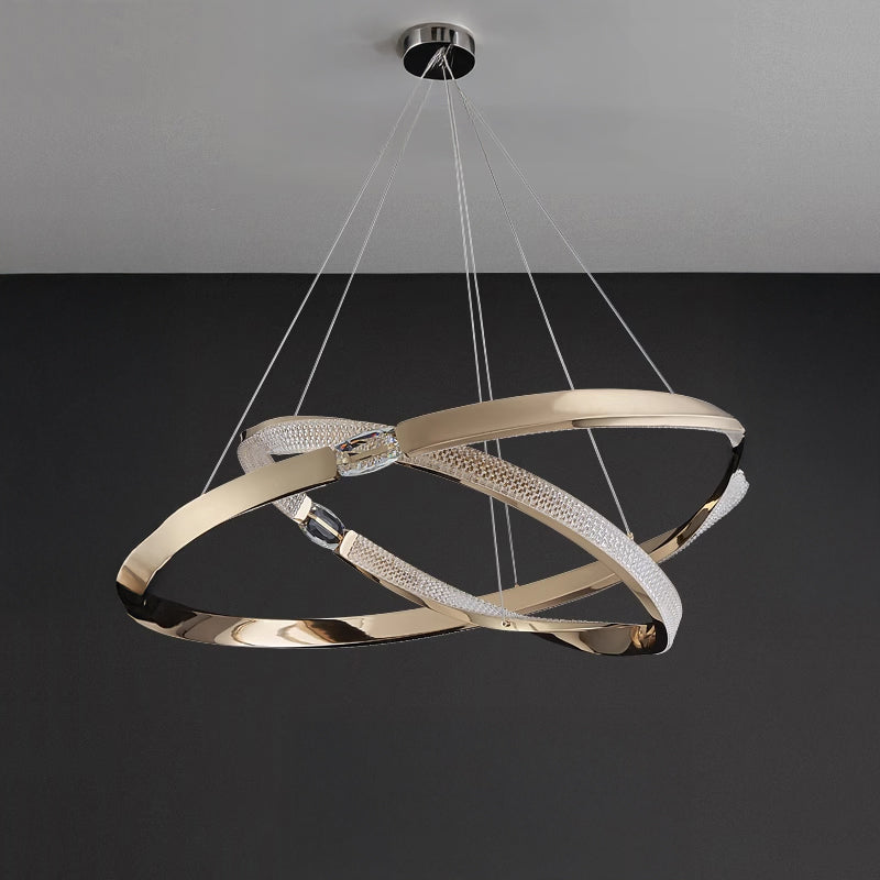 MERLIN Ring Chandelier by Lampadom - side view
