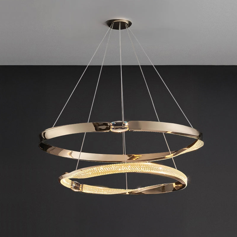 MERLIN Ring Chandelier by Lampadom - top view