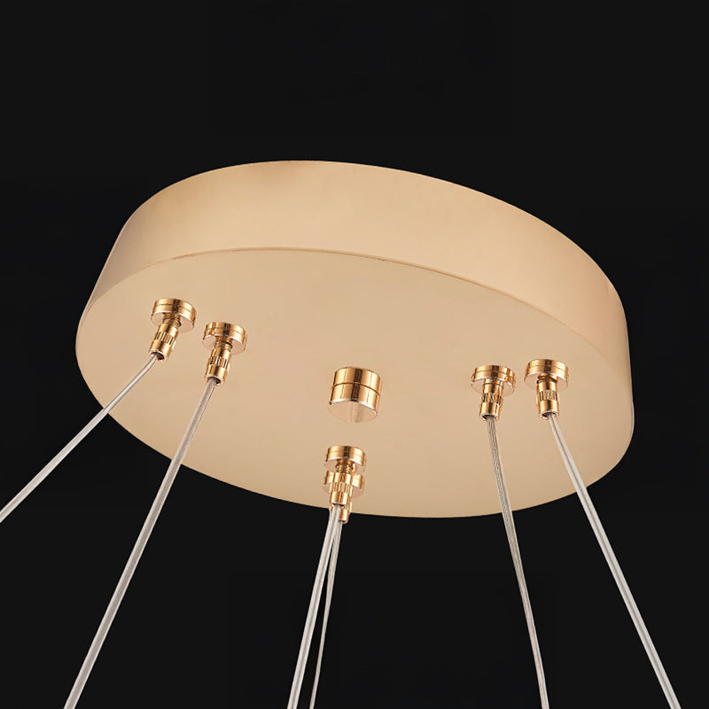 MERLIN Ring Chandelier by Lampadom - side view