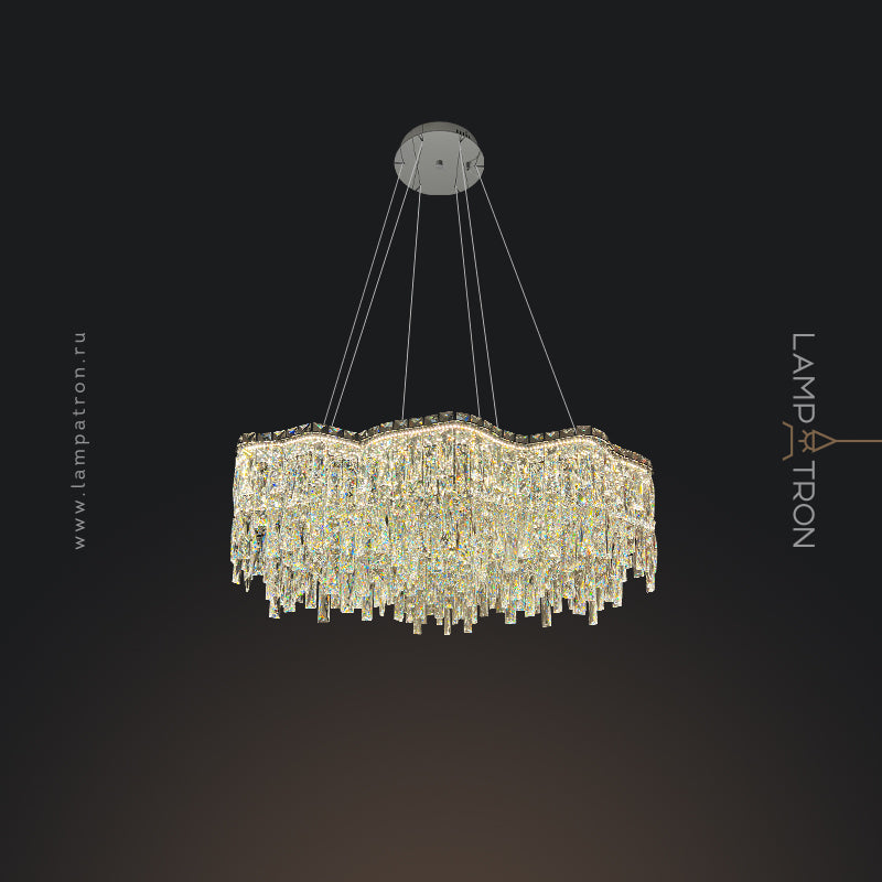 MICHELLE B Ring Chandelier by Lampadom - detail view
