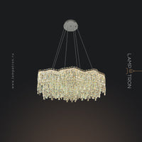 MICHELLE B Ring Chandelier by Lampadom - detail view