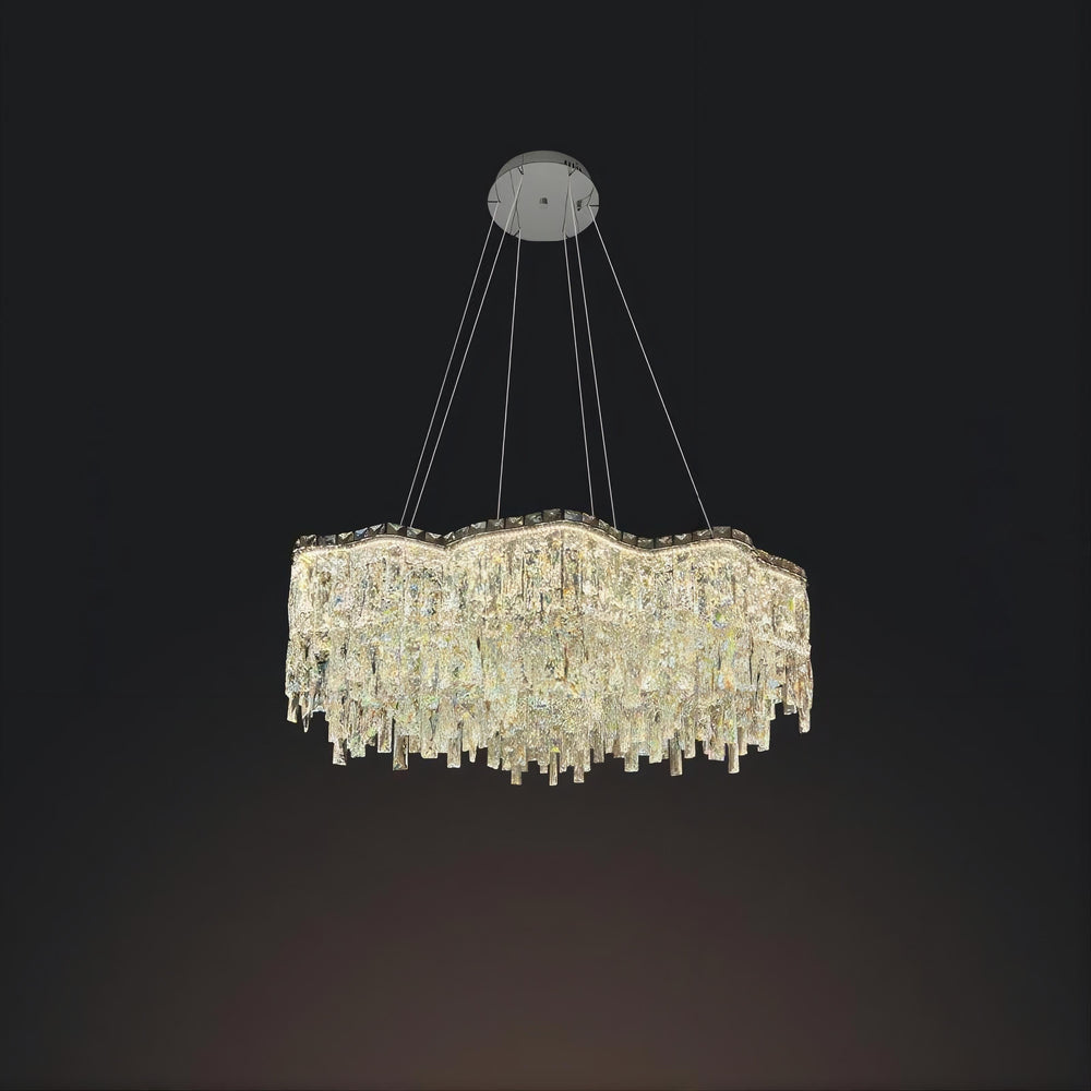 MICHELLE B Ring Chandelier by Lampadom - close-up