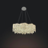 MICHELLE B Ring Chandelier by Lampadom - close-up