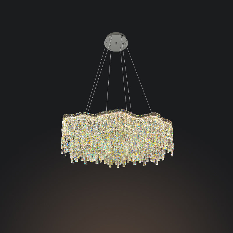 MICHELLE Ring Chandelier by Lampadom - side view