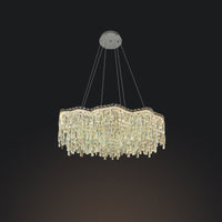 MICHELLE Ring Chandelier by Lampadom - side view