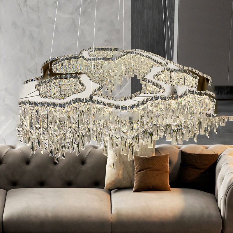 MICHELLE B Ring Chandelier by Lampadom - close-up
