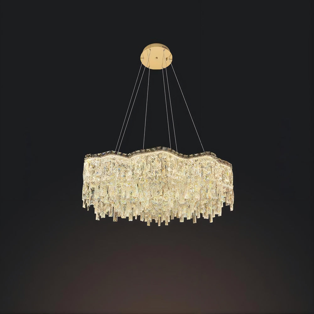 MICHELLE B Ring Chandelier by Lampadom - angle view