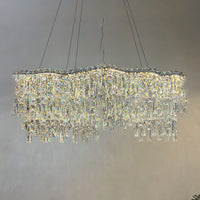 MICHELLE B Ring Chandelier by Lampadom - side view