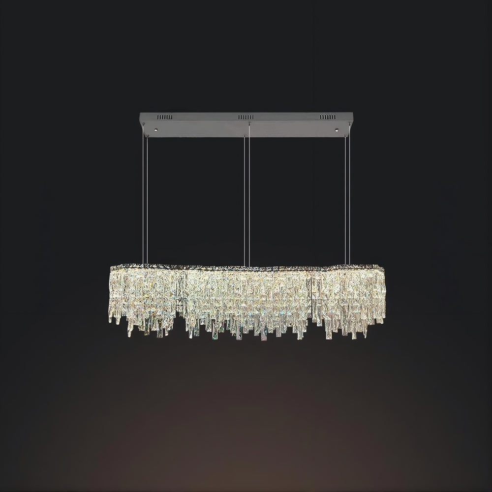 MICHELLE Linear Chandelier by Lampadom - ambient shot