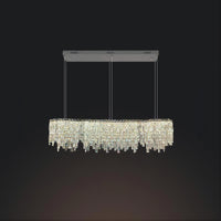 MICHELLE Linear Chandelier by Lampadom - ambient shot