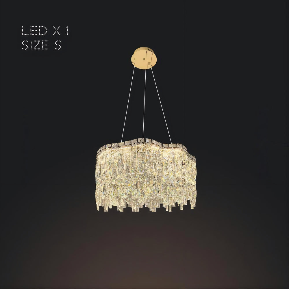 MICHELLE Ring Chandelier by Lampadom - side view