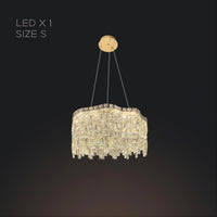 MICHELLE Ring Chandelier by Lampadom - side view