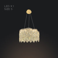 MICHELLE Ring Chandelier by Lampadom - top view