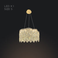MICHELLE Ring Chandelier by Lampadom - top view