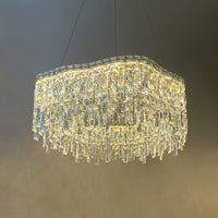MICHELLE Ring Chandelier by Lampadom - scale reference