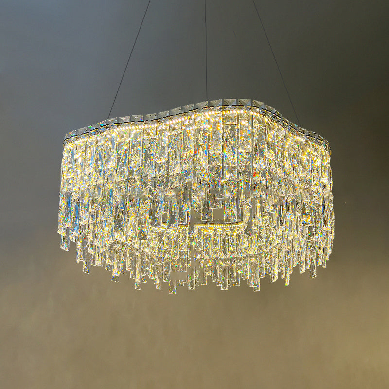 MICHELLE Ring Chandelier by Lampadom - scale reference