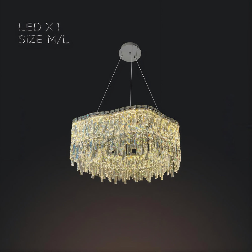 MICHELLE Ring Chandelier by Lampadom - close-up