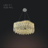 MICHELLE Ring Chandelier by Lampadom - close-up